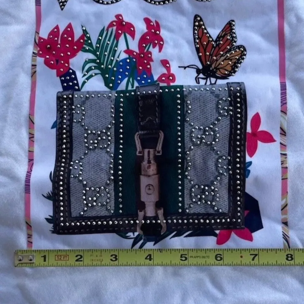 Vintage Athletic Works Sweatshirt Women’s White Designer Stones Vogue Sz 2XL - Image 9