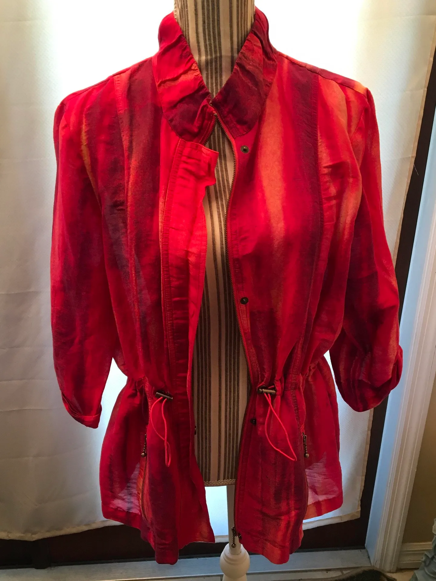 Chico’s size 2 lg mult color light weight Jacket - Image 4