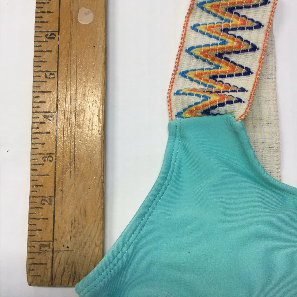 SHEIN Teal‎ and Multicolor Zigzag Bikini - Image 7