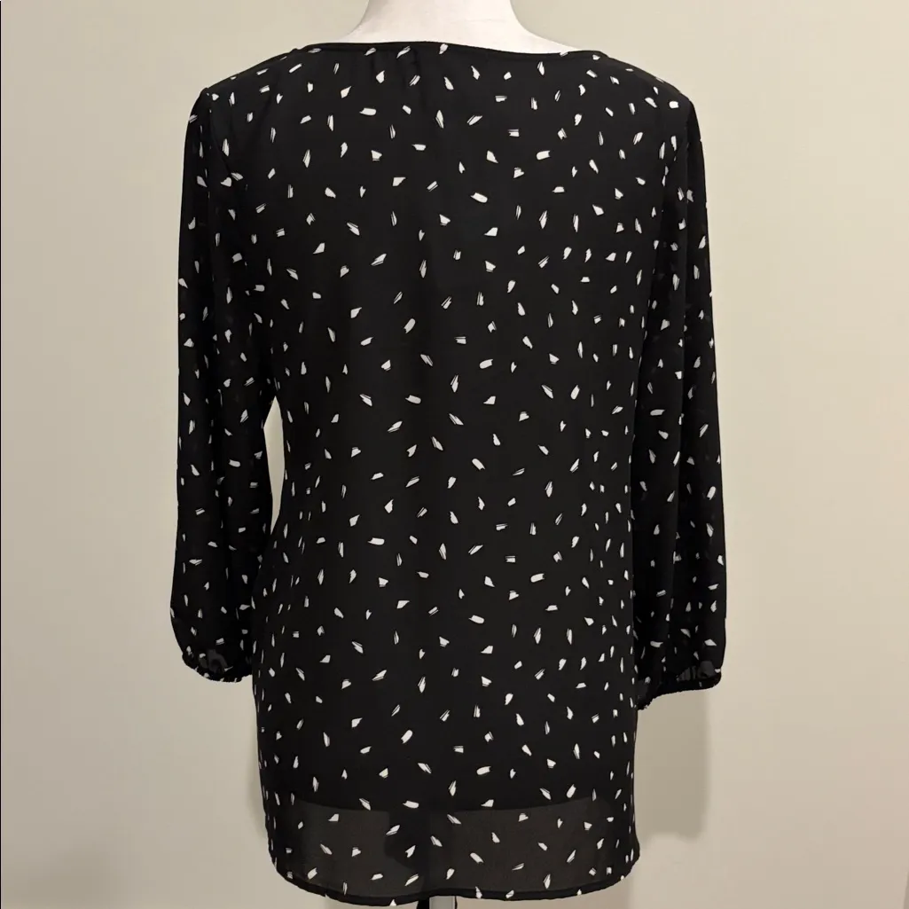 New With Tags Stitch Fix West Key Chileen Tie Front Blouse Sz L - Image 4