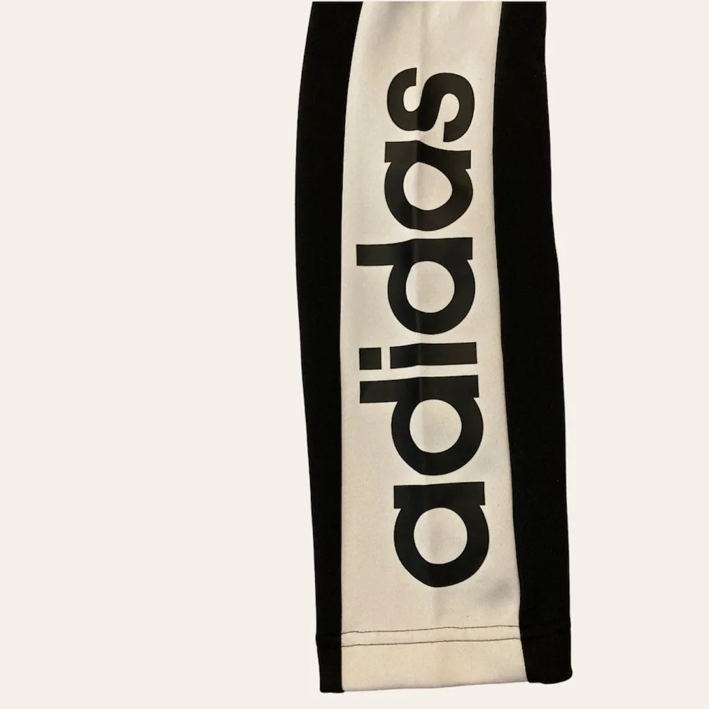 Adidas aeroready workout leggings Black,Gray,White LARGE - Image 3