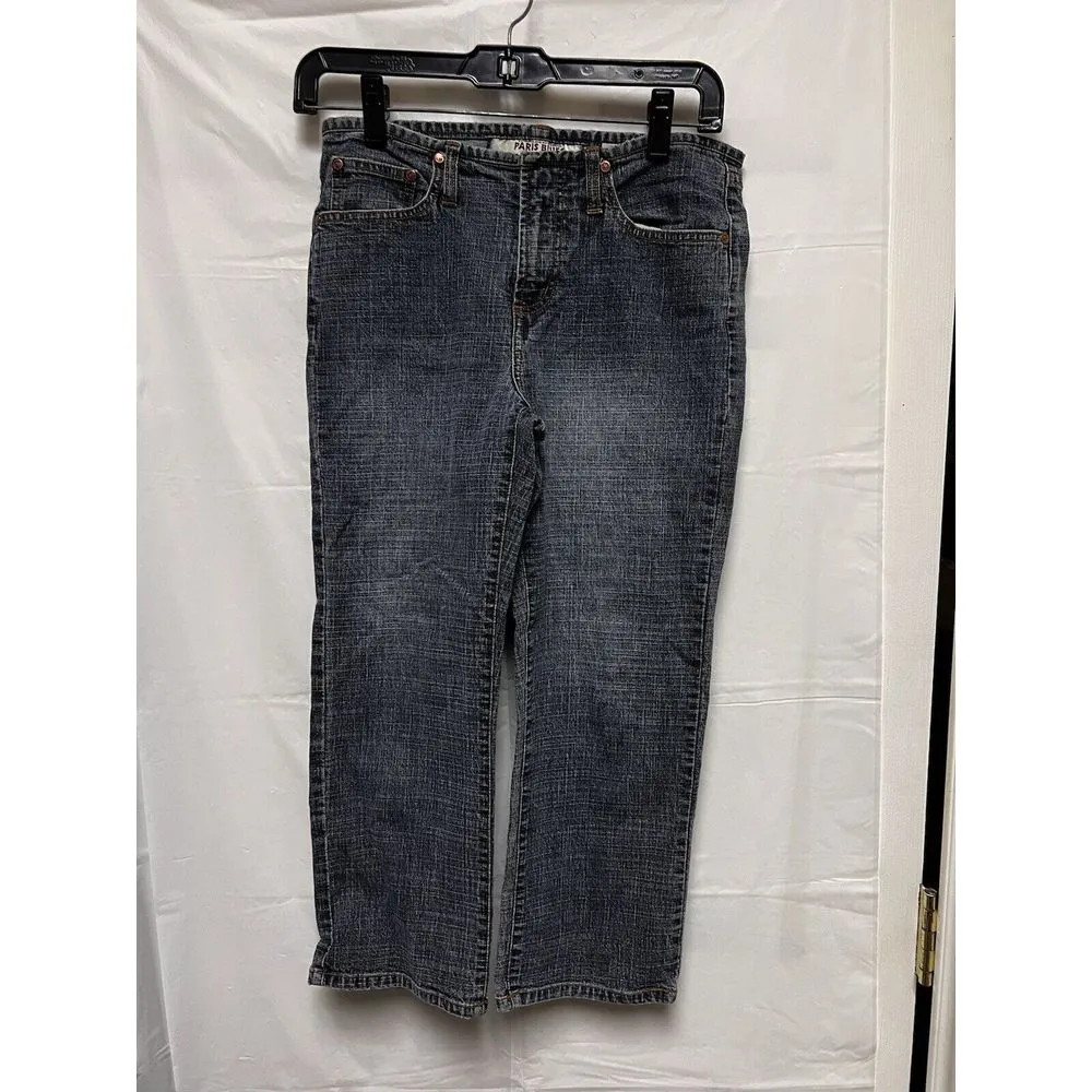 305-004 Paris Blues Capri Women's size 5 27x20 Wash Blue Jeans - Image 2