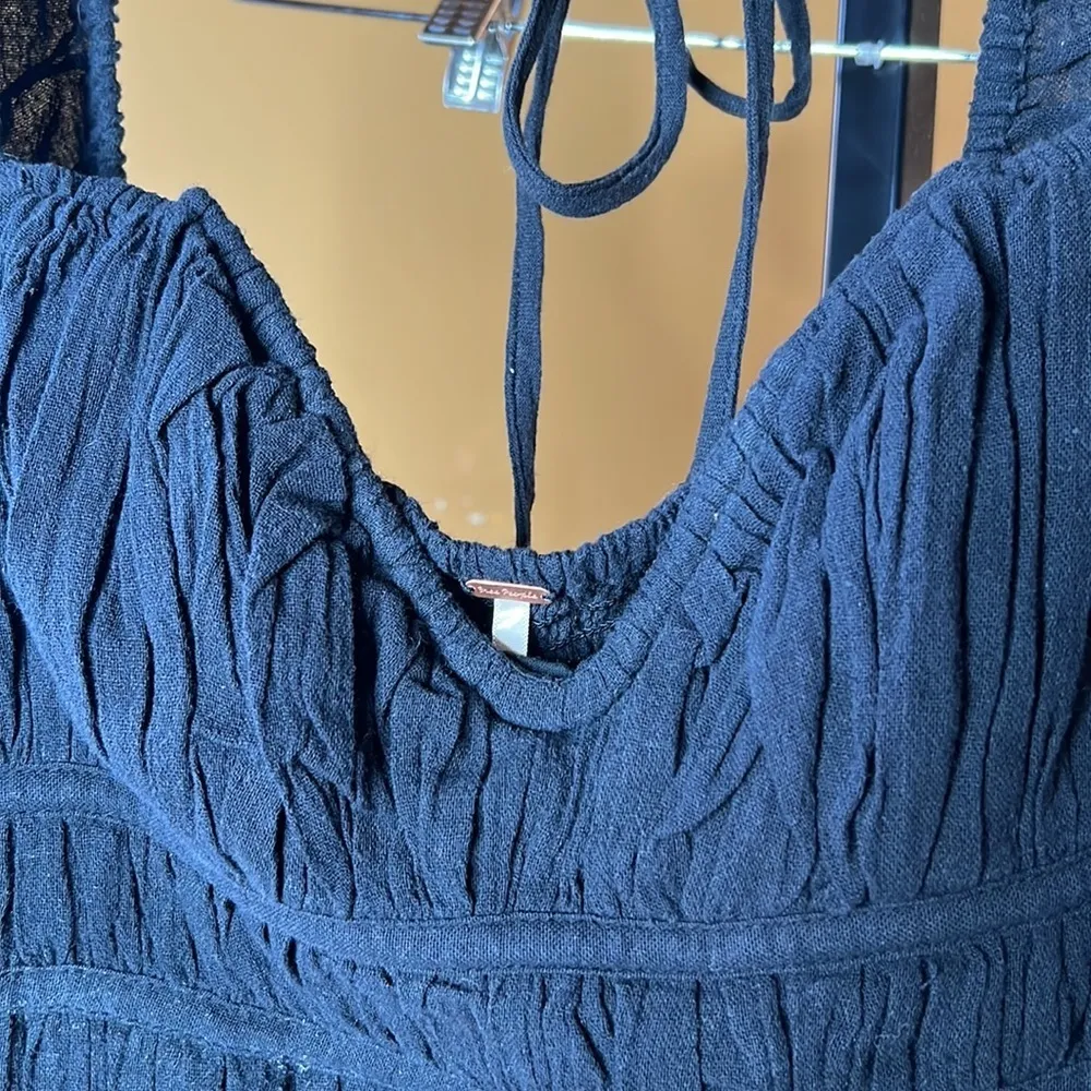 NWT Free People Black Chloe Top Size Small - Image 9