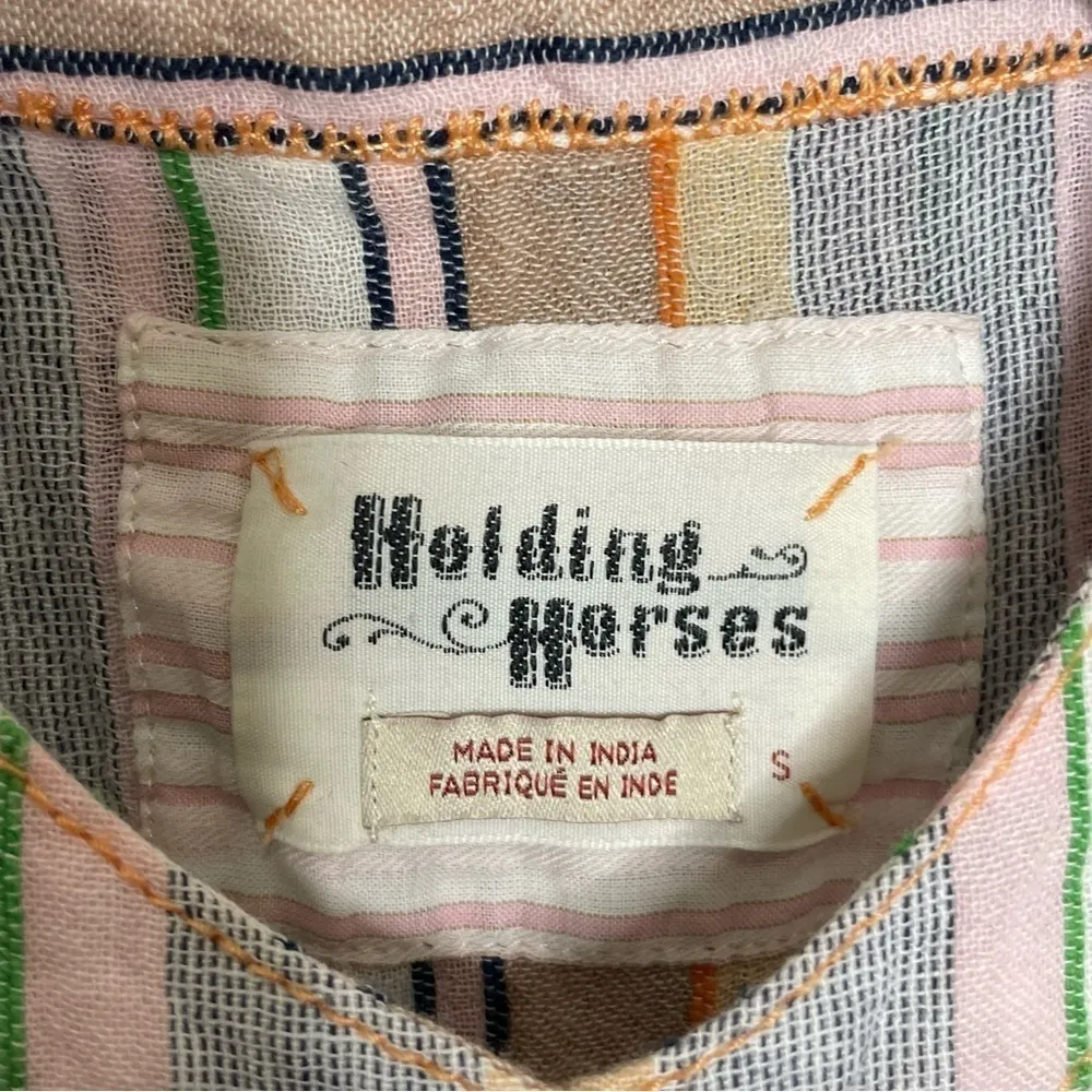 Anthropologie  Merida Holding Horses Striped Tunic 437 - Image 8