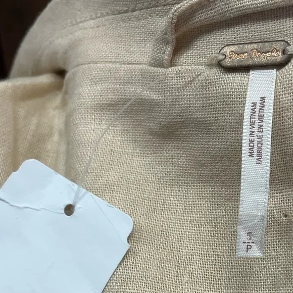 Free people‎ flared sleeve linen blazer size S. New! - Image 8