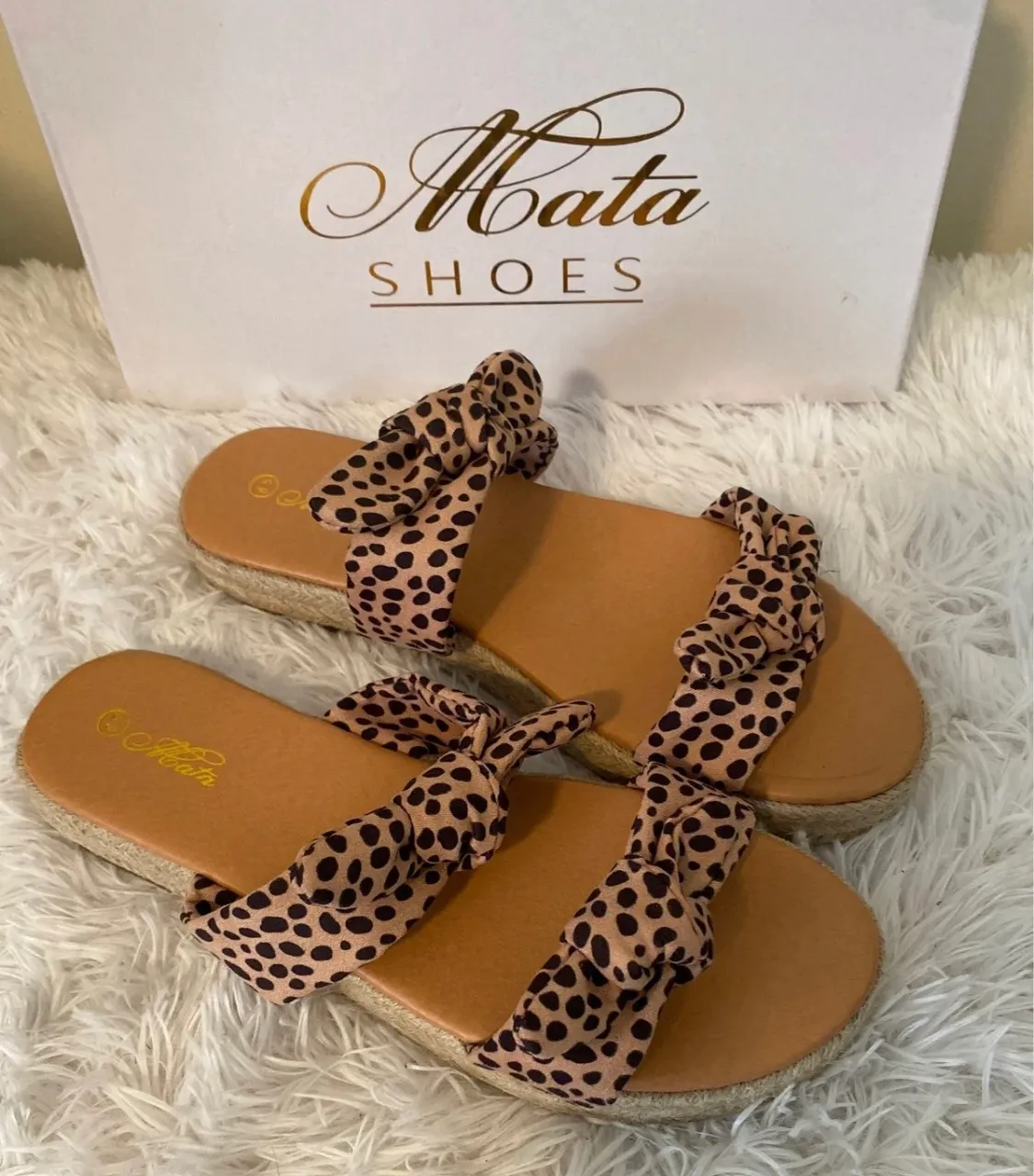 Mata Shoes Cheetah Sandals  Size 8.5  - Image 4