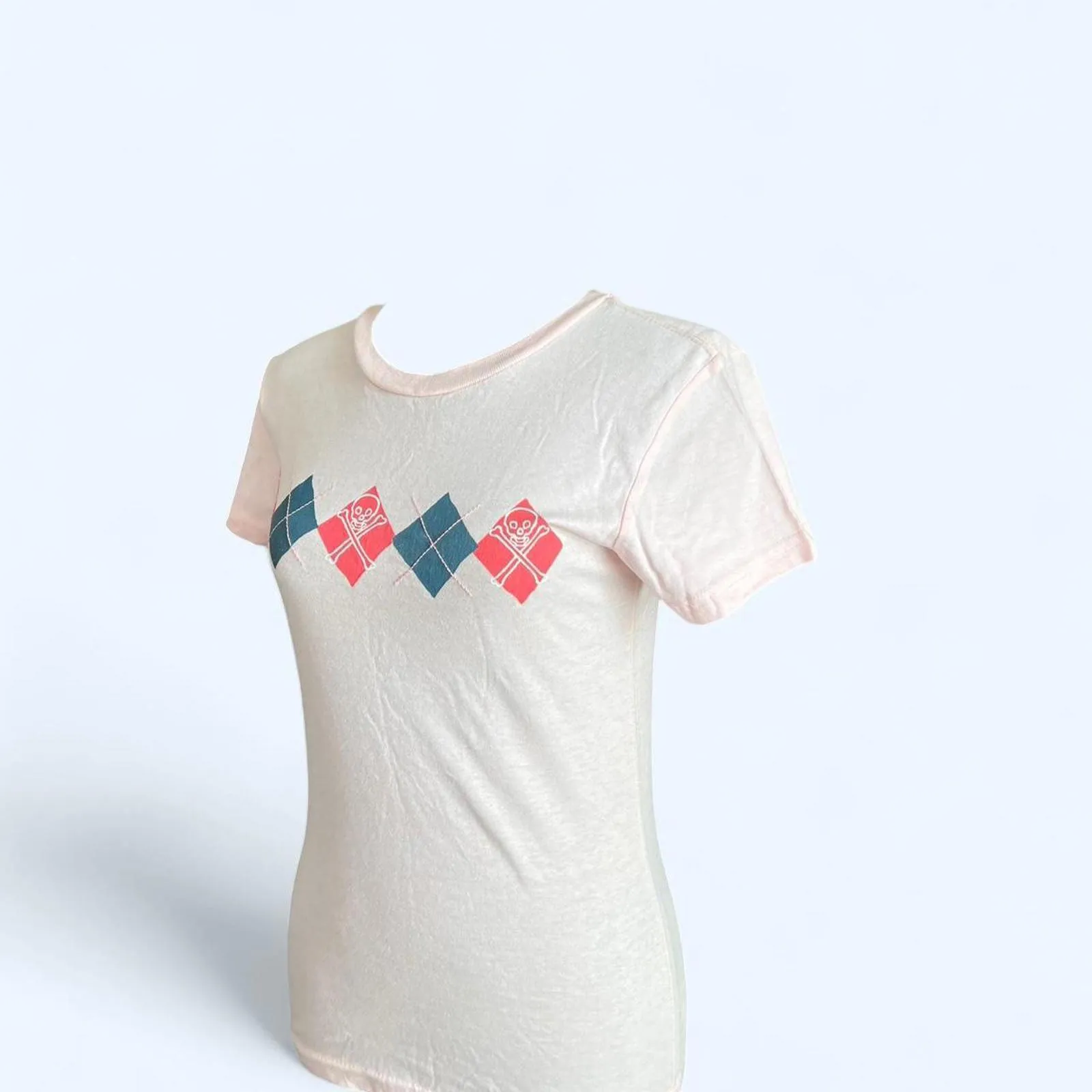 Vintage Y2K Steve & Barry’s pink baby tee Size Small - Image 5