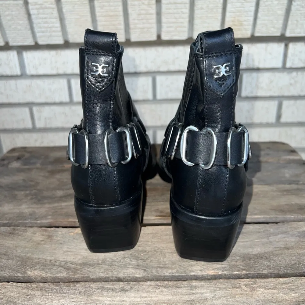 Sam Edelman Bellamie Black Leather Boots Size 6.5 NWOT - Image 3
