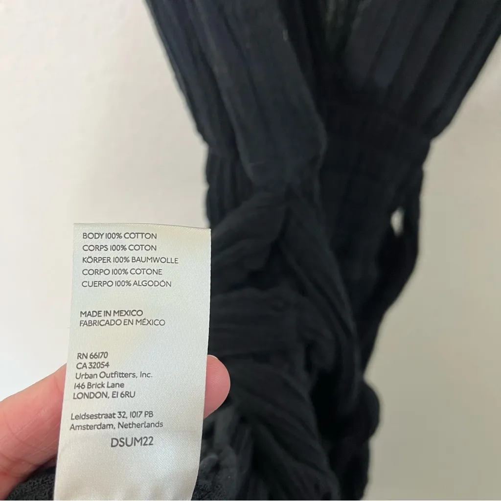 Jens Pirate Booty Free People Prism Black V Neck Gauzy Maxi Dress Womens Size XS - Image 7