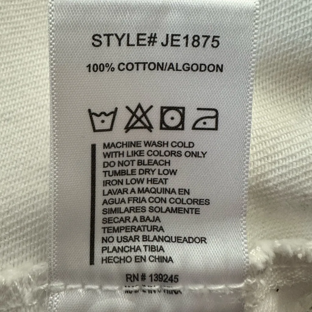 Vibrant Women's White Jean Jacket (936) - Image 12