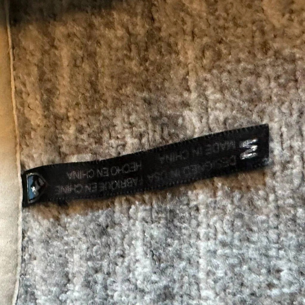 Kuhl Light Grey Fleece Lined Vest w/ Hood Marled Zip-Down Pockets Size Medium - Image 13