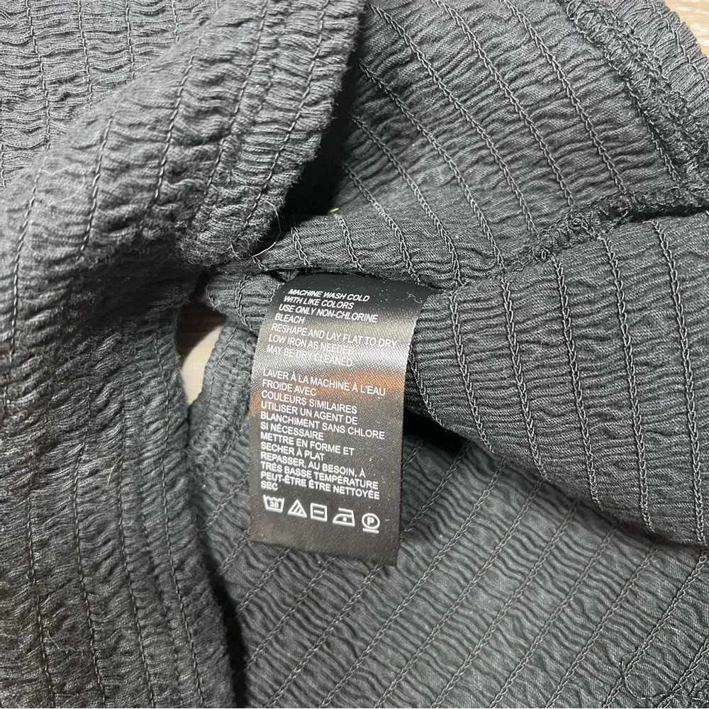 Anthropologie maeve black smocked micro tube top women’s‎ size XL - Image 7