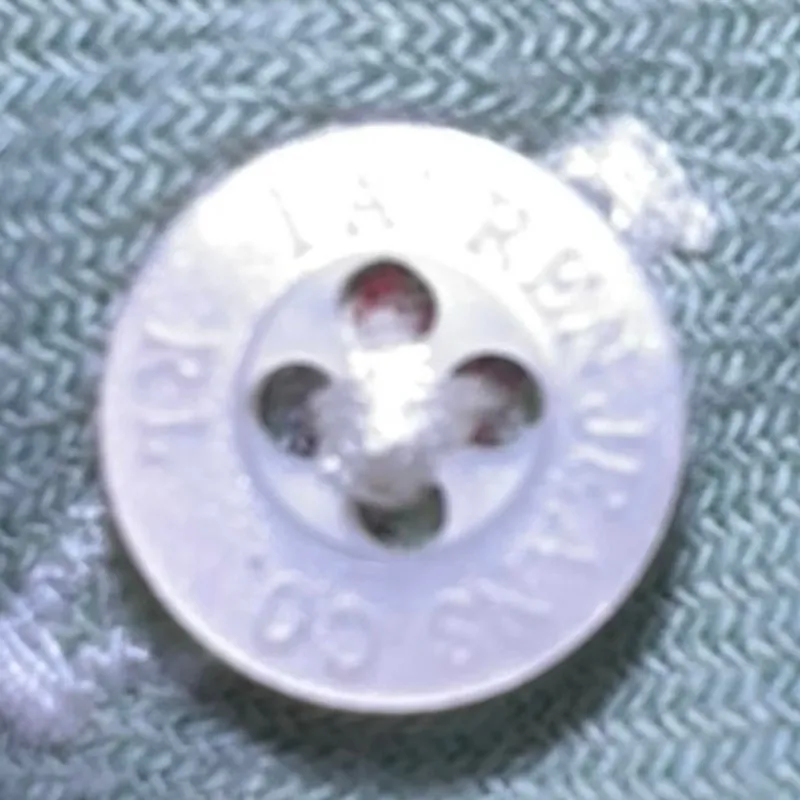 LRL Lauren Jeans Co Green Plaid Button Down Shirt Medium - Image 7