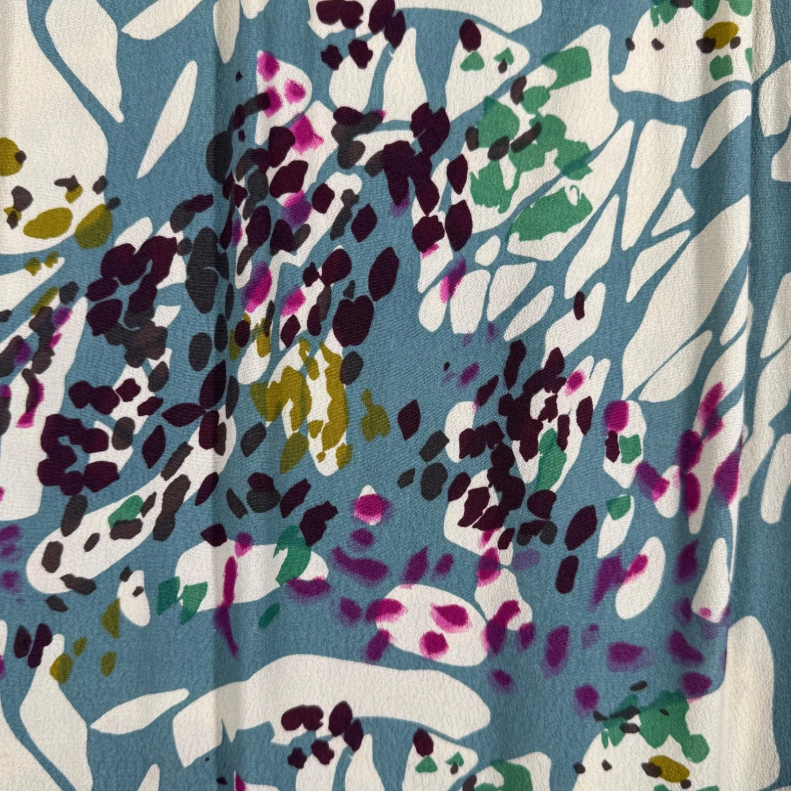 Dolan Left‎ Coast Dress Blue Pink Floral Print Wanderlust Colorful Casual Small - Image 6