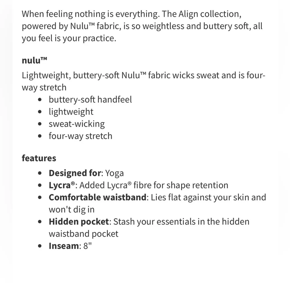 Lululemon Align High Rise 8” inseam shorts in Pastel Blue- Like New - Image 4