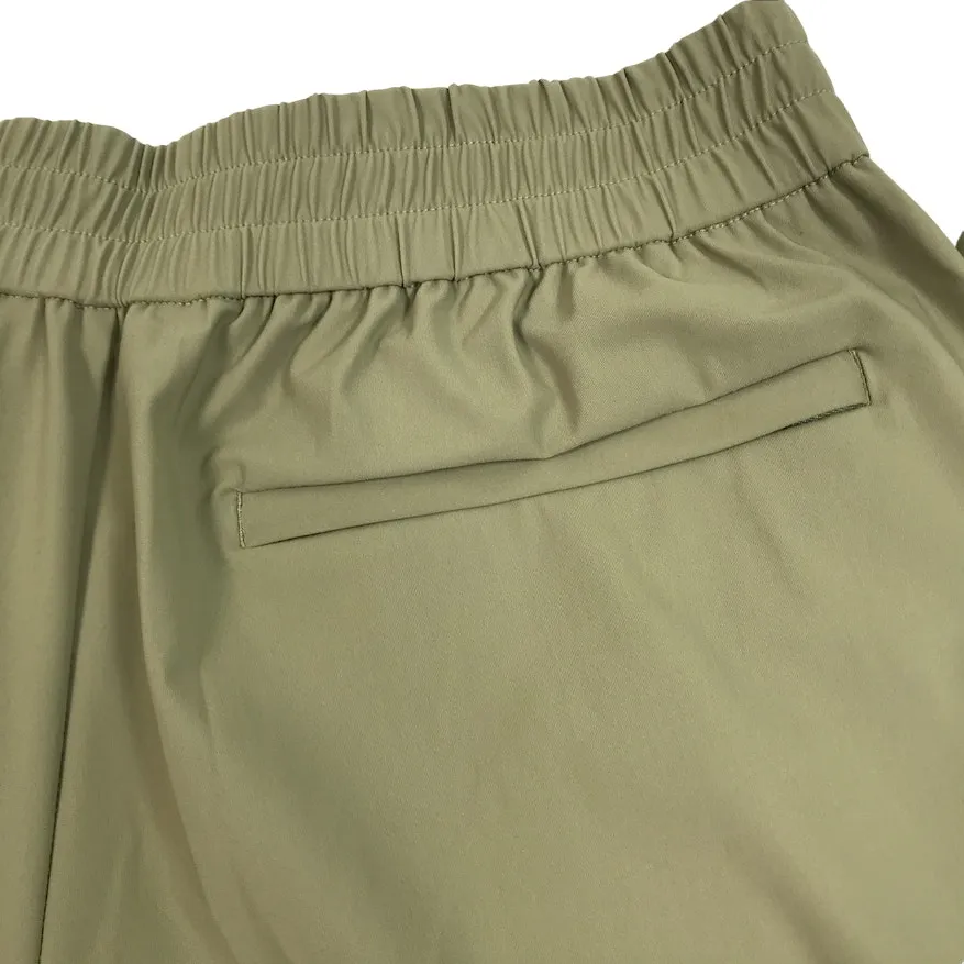 ATHLETA Pinnacle High Rise Wide Leg Trouser Sz 10 Green Versatile Travel Busines - Image 11