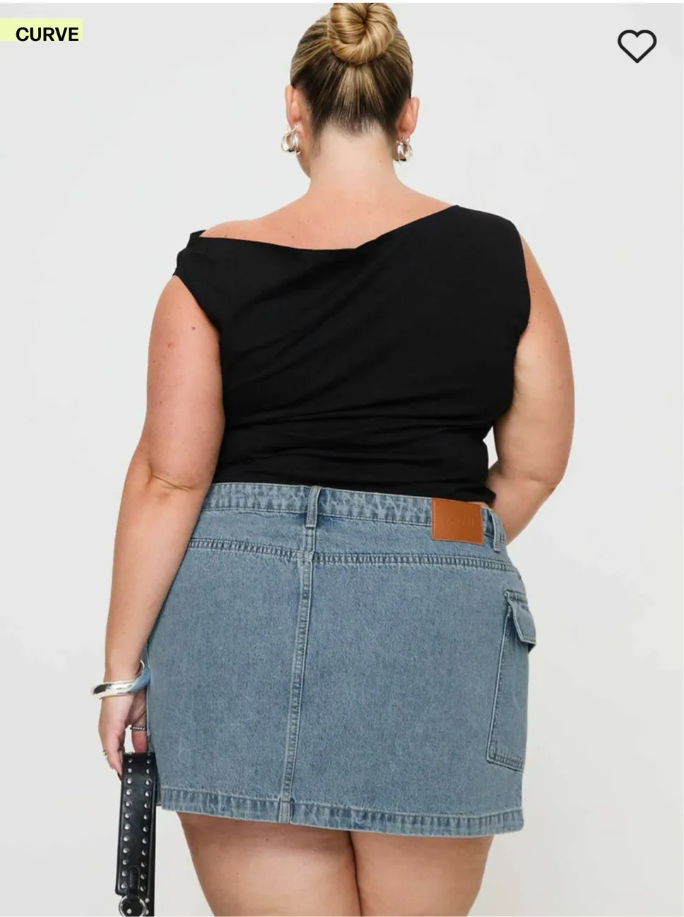 Denim Skirt Princess Polly - Image 2