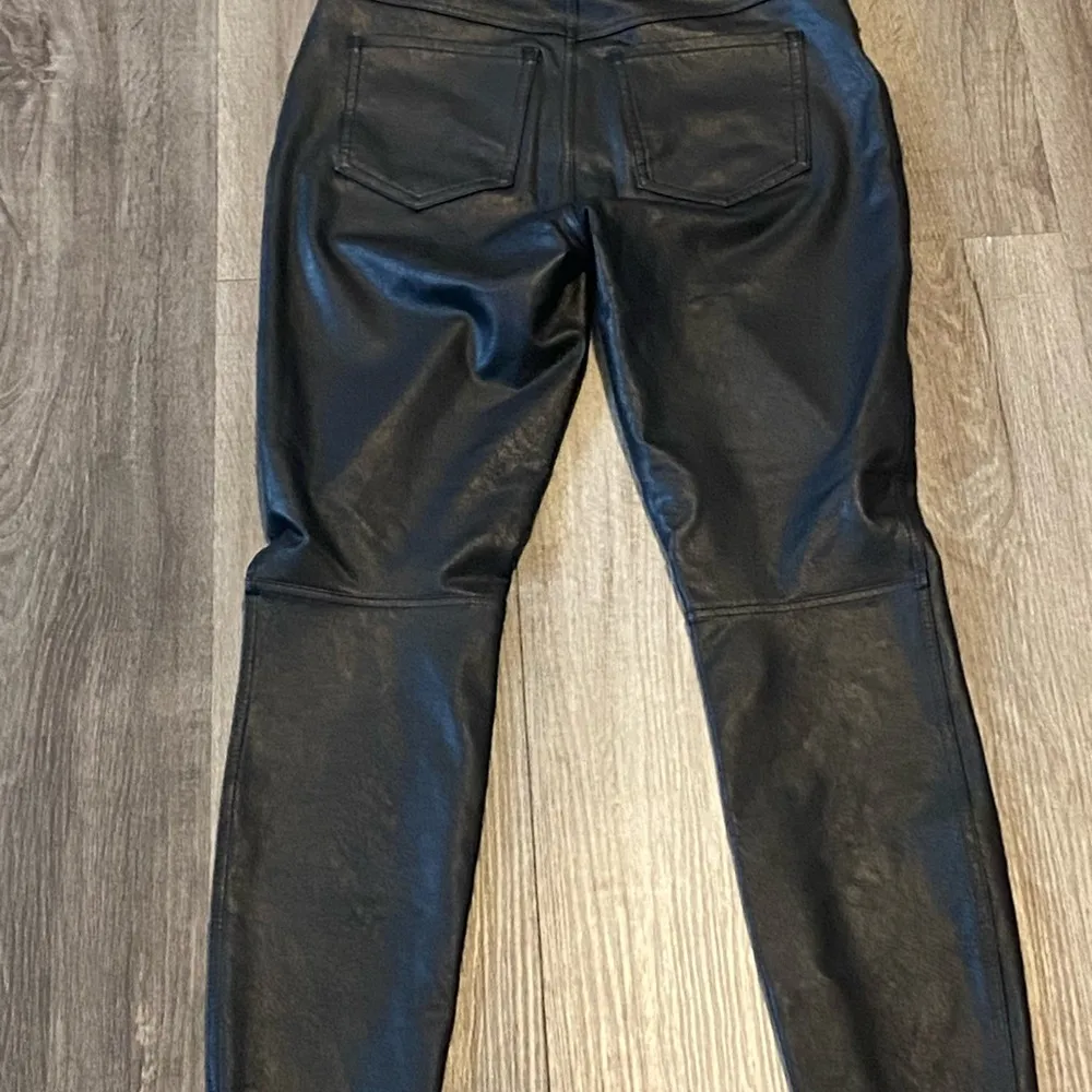 SPANX Women’s Sleek Black Faux Leather Pants size S - Image 7