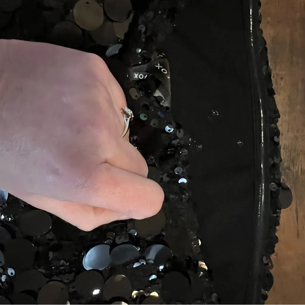 NWT White Fox Black Sequin dress - Image 7