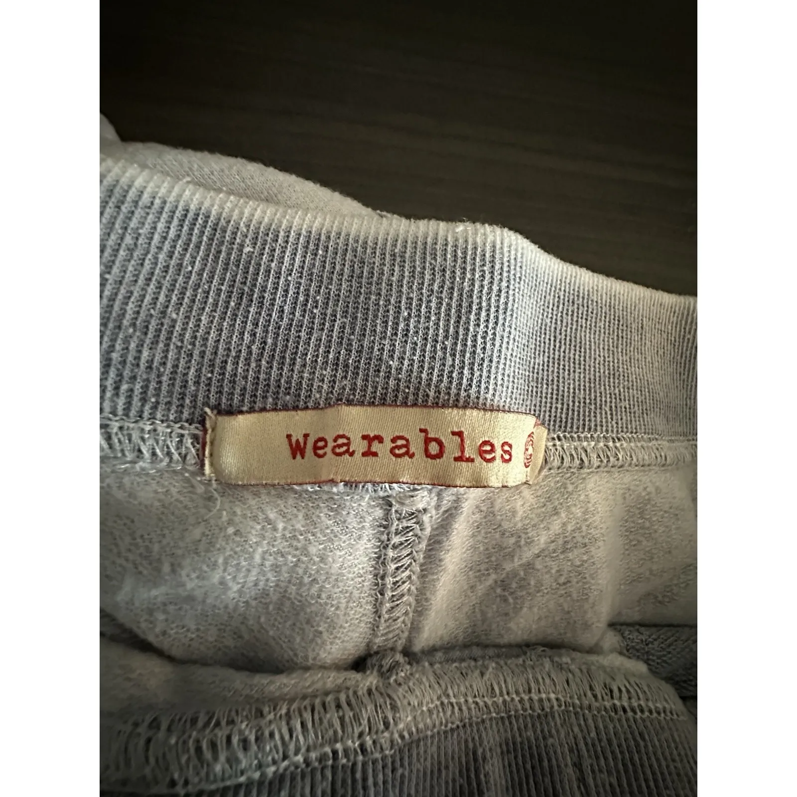 XCVI Wearables Cropped Cotton Pants Womens M Gray Stretch Waist Very Thin - Image 5