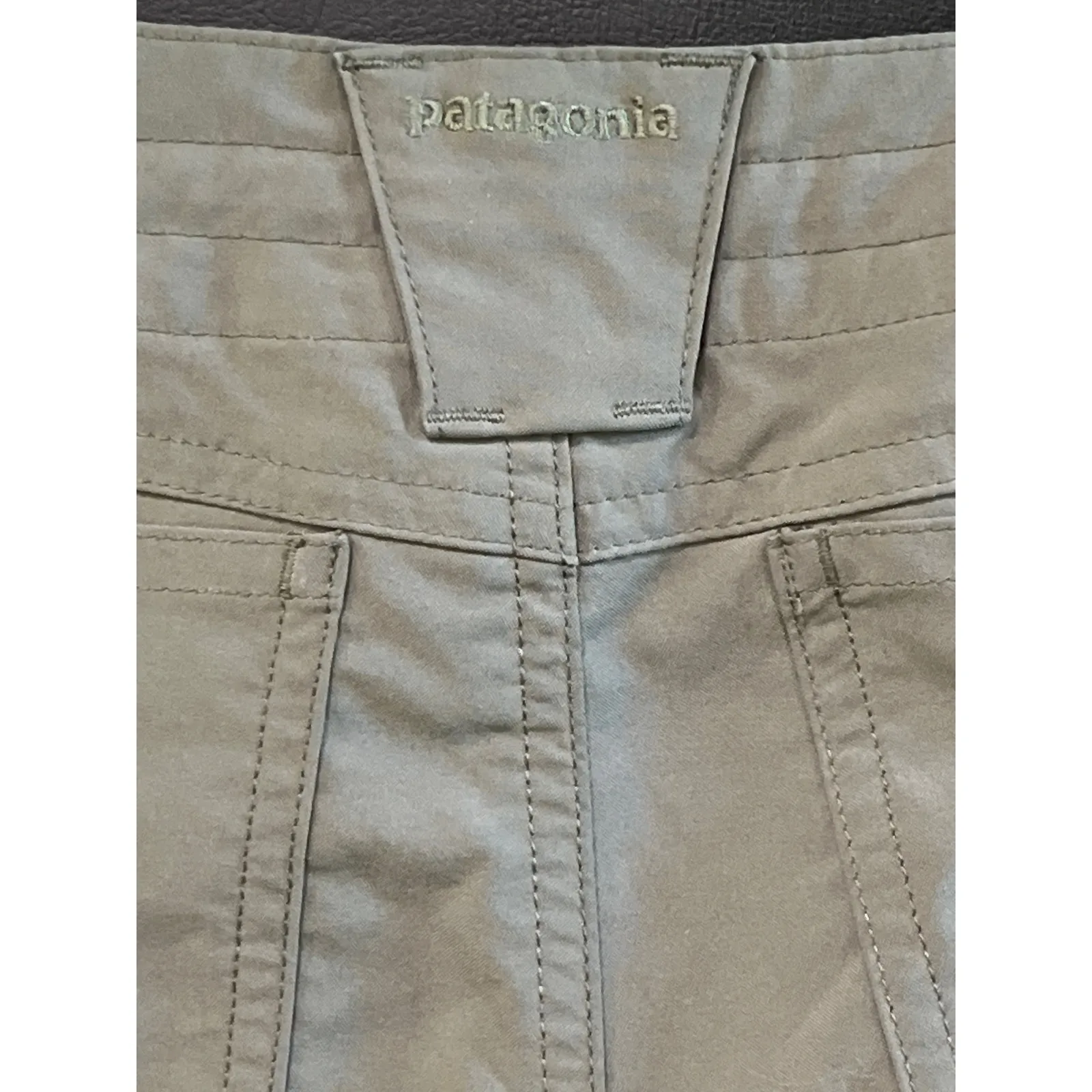 Patagonia Women’s Hiking Pants Size 6 Green Roll Tab Convertible Outdoor Nylon - Image 7