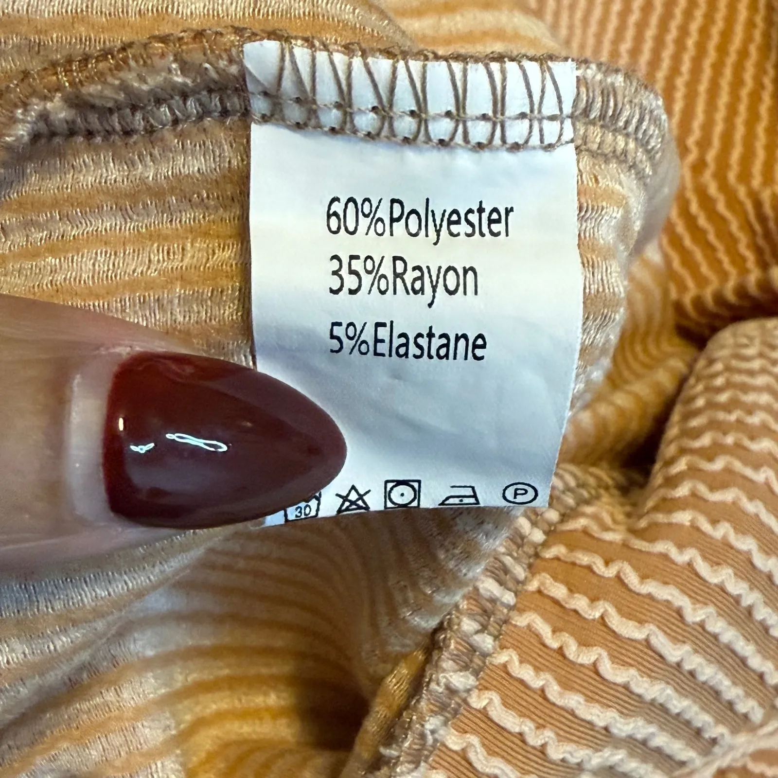 Shein Oversize Waffle Knit Color Block Pullover Neutral Tone Comfort Casual # Brown Size XXL - Image 5