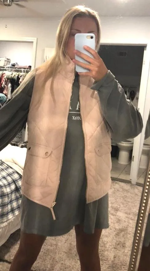 Francesca's Pink Vest - Image 2