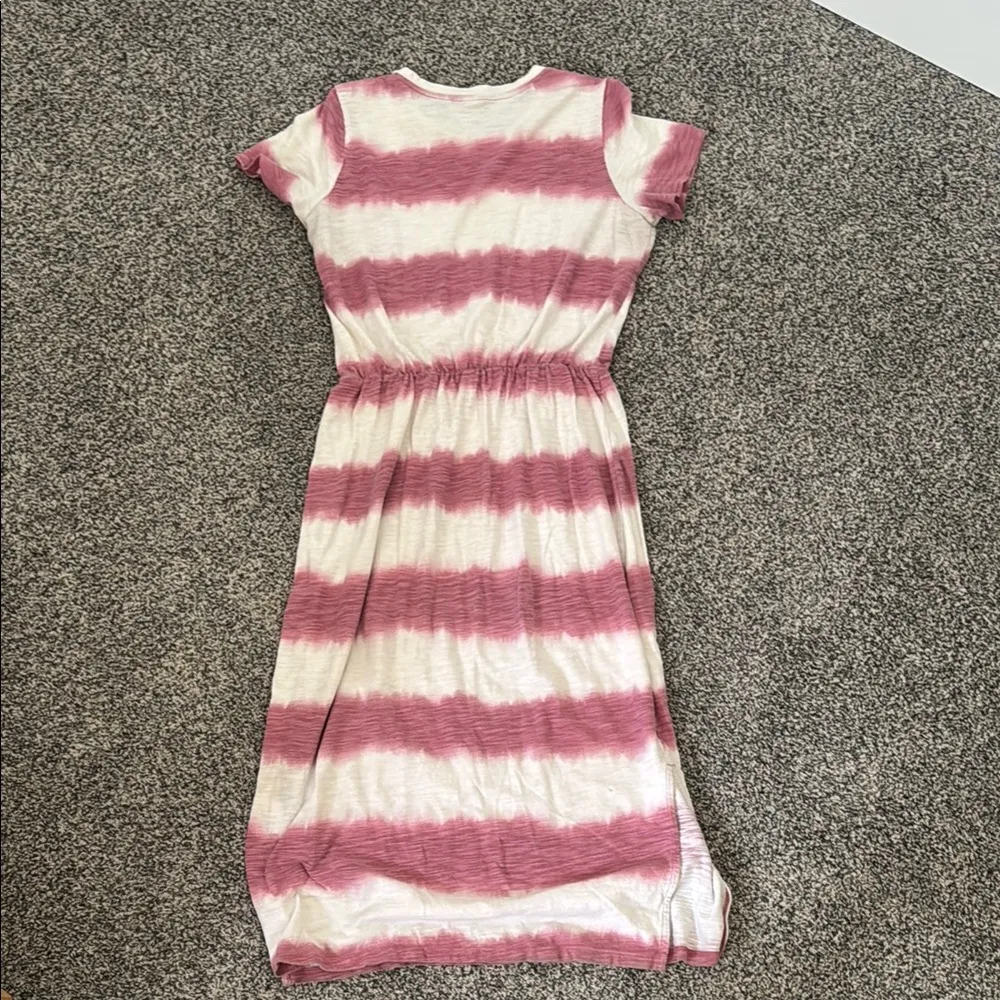 Striped Pink and White Dress - Image 3