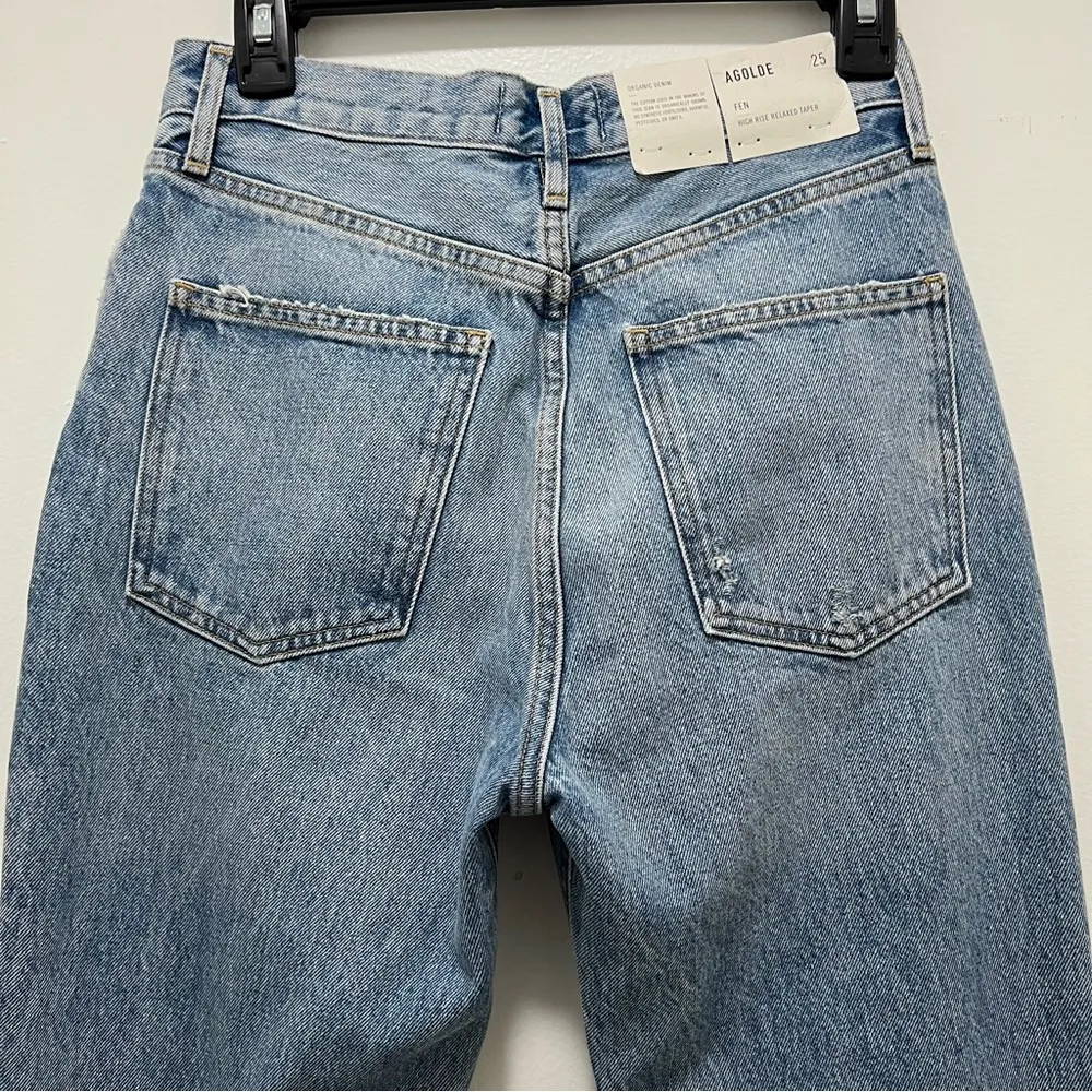 AGOLDE Fen High Rise Relaxed Taper Jeans, Color Wander, Size 25, NWT - Image 8