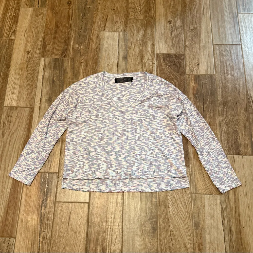 Code x Mode V Neck Space Dye Sweater - Image 2