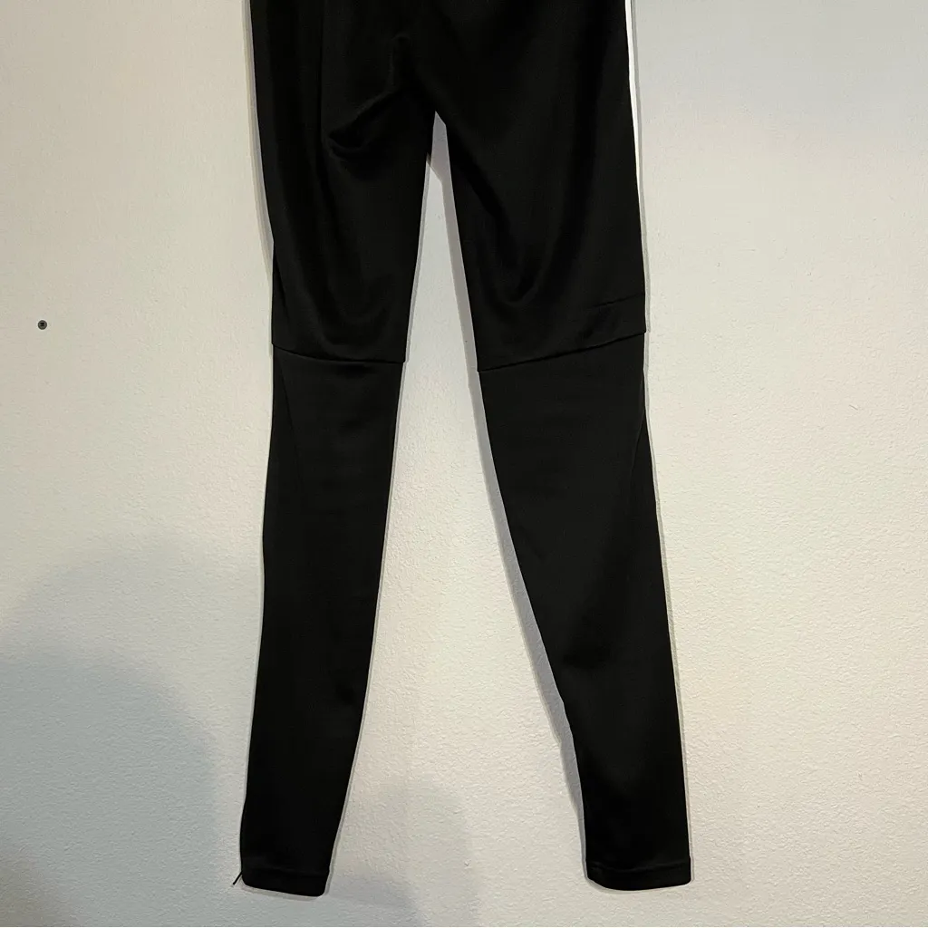 Adidas Women’s Track Pants Leggings Tights Black White Stripes Climacool Size XS - Image 7