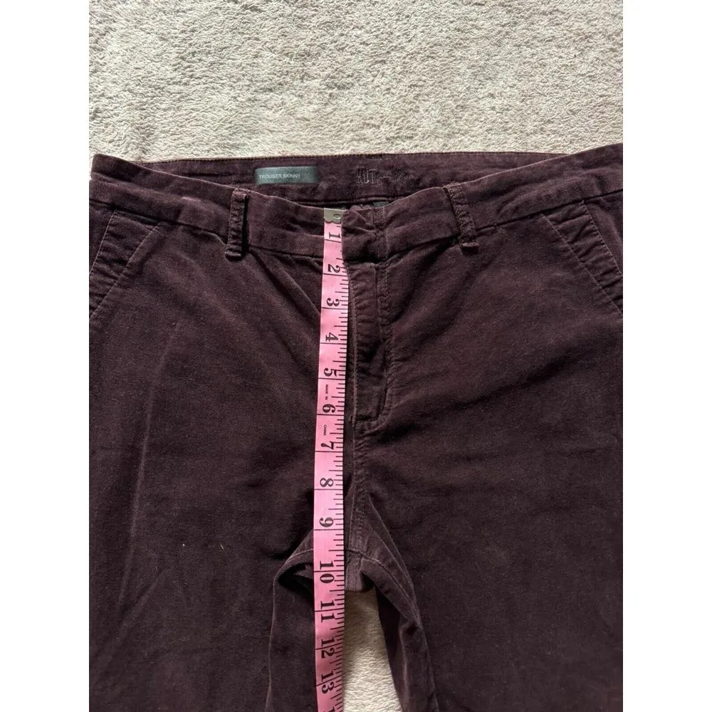 Kut From The Kloth Tawny Port Ultra Skinny‎ Jennifer Stretch Leggings Size 32 - Image 6