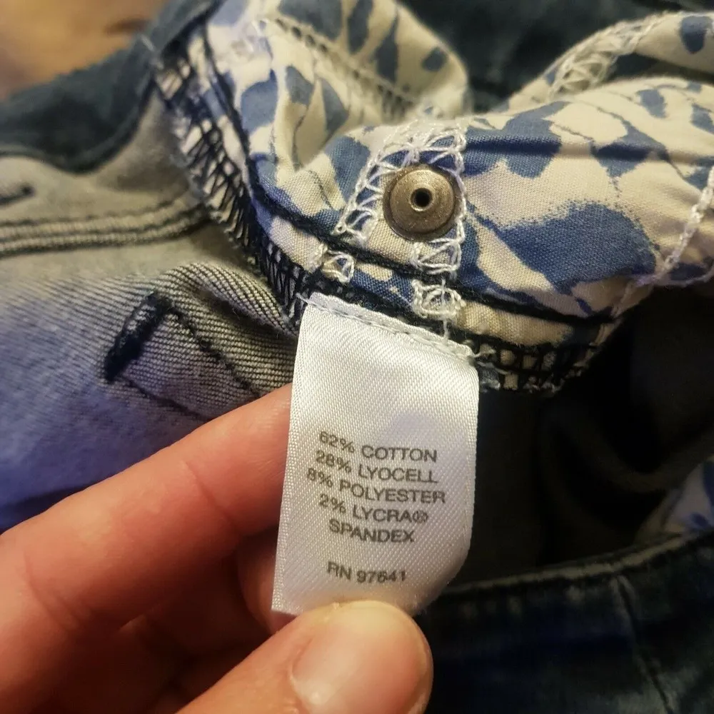 J jill Womens Smooth Fit Slim ankle  Denim Jeans Size 6 Mid Rise Skinny Blue - Image 6