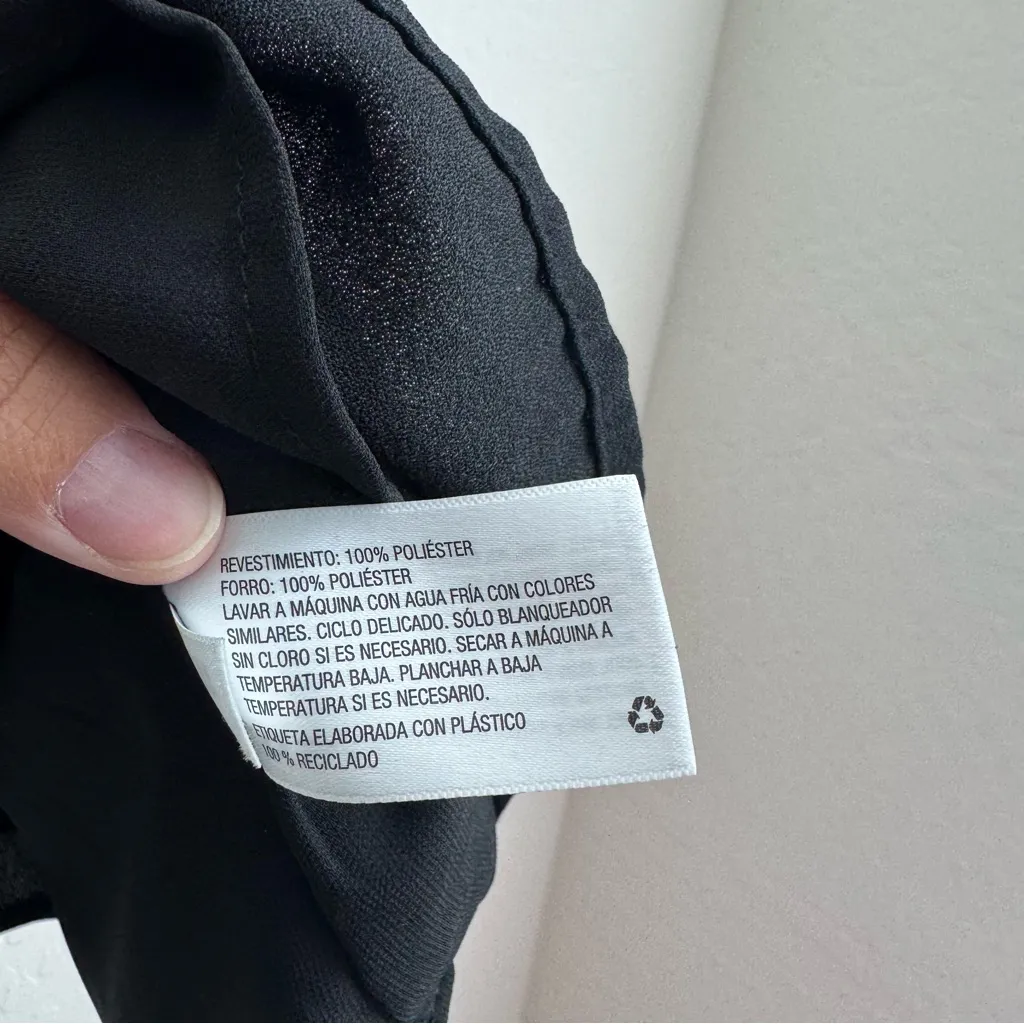 A New Day Black Lined Cami V Neck XXL - Image 6