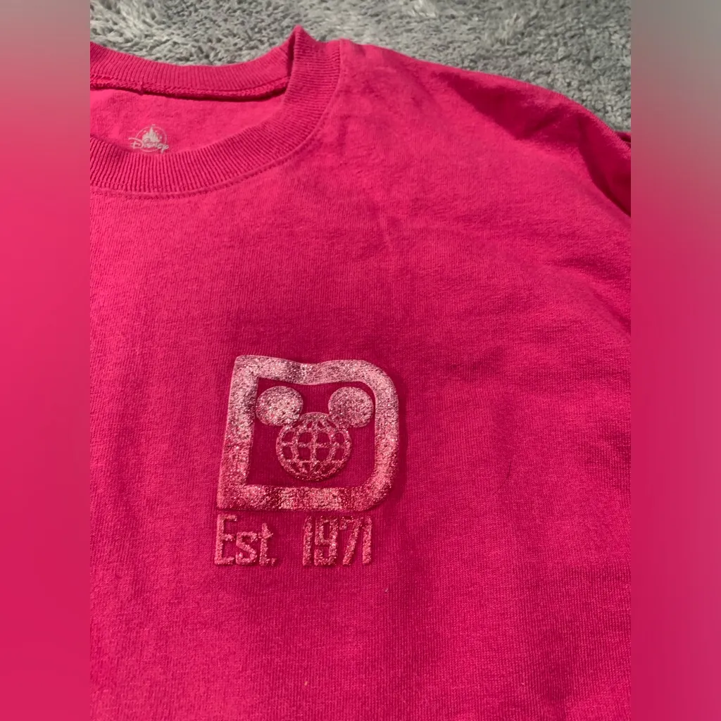 Spirit jersey Walt Disney world pink large shirt - Image 4