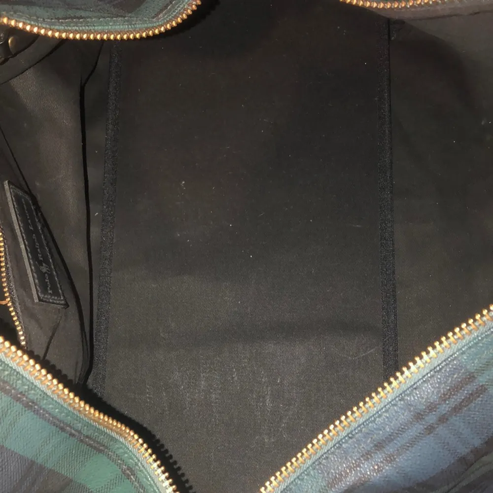 RALPH LAUREN Black Watch Plaid Boston Overnight Travel Carry-On Duffle Bag 55cm - Image 16
