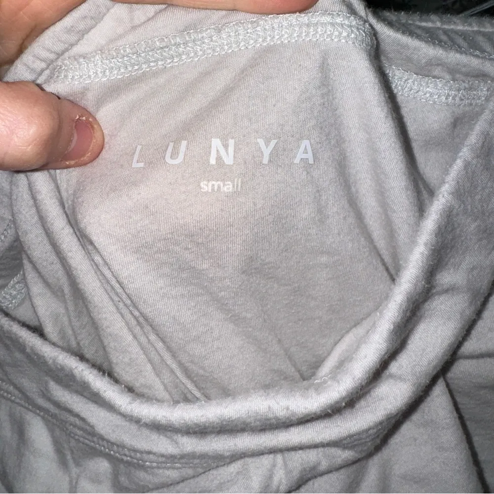 Lunya Pajamas Organic Pima Sleep Shorts beige greige mid rise lounge Tan - Image 4