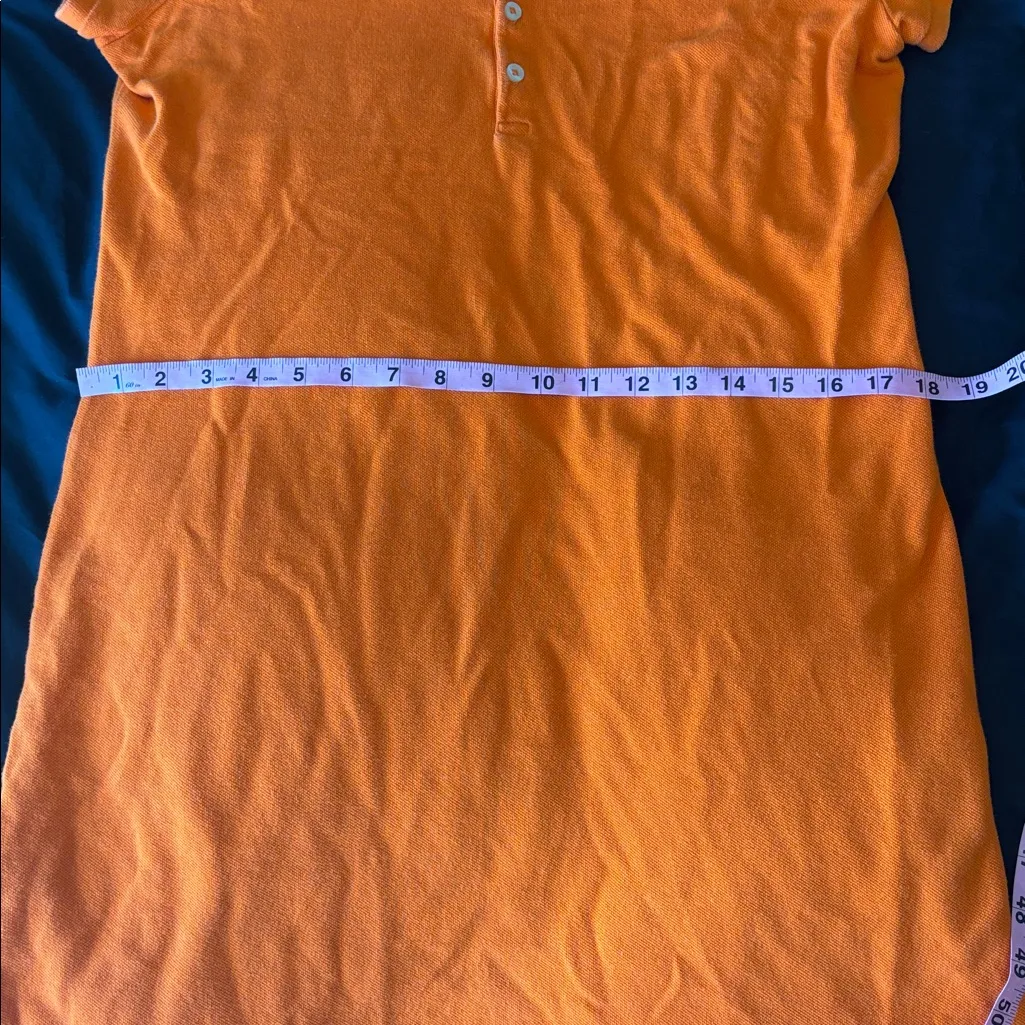 Ralph Lauren polo dress orange size large T shirt dress - Image 10