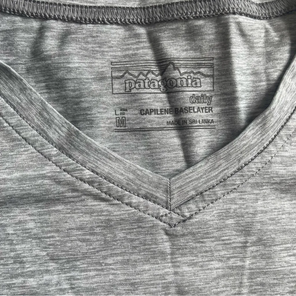 Patagonia Daily Capilene Base Layer V Neck Tee - Image 4