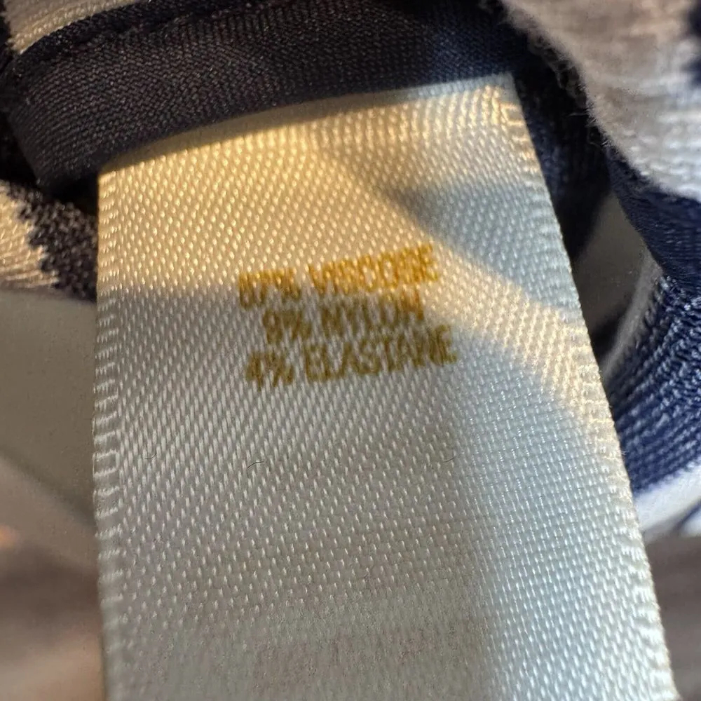 Kate Spade T-Shirt Dress Blue & White Stripes Nautical with Pockets Size‎ 4 - Image 5