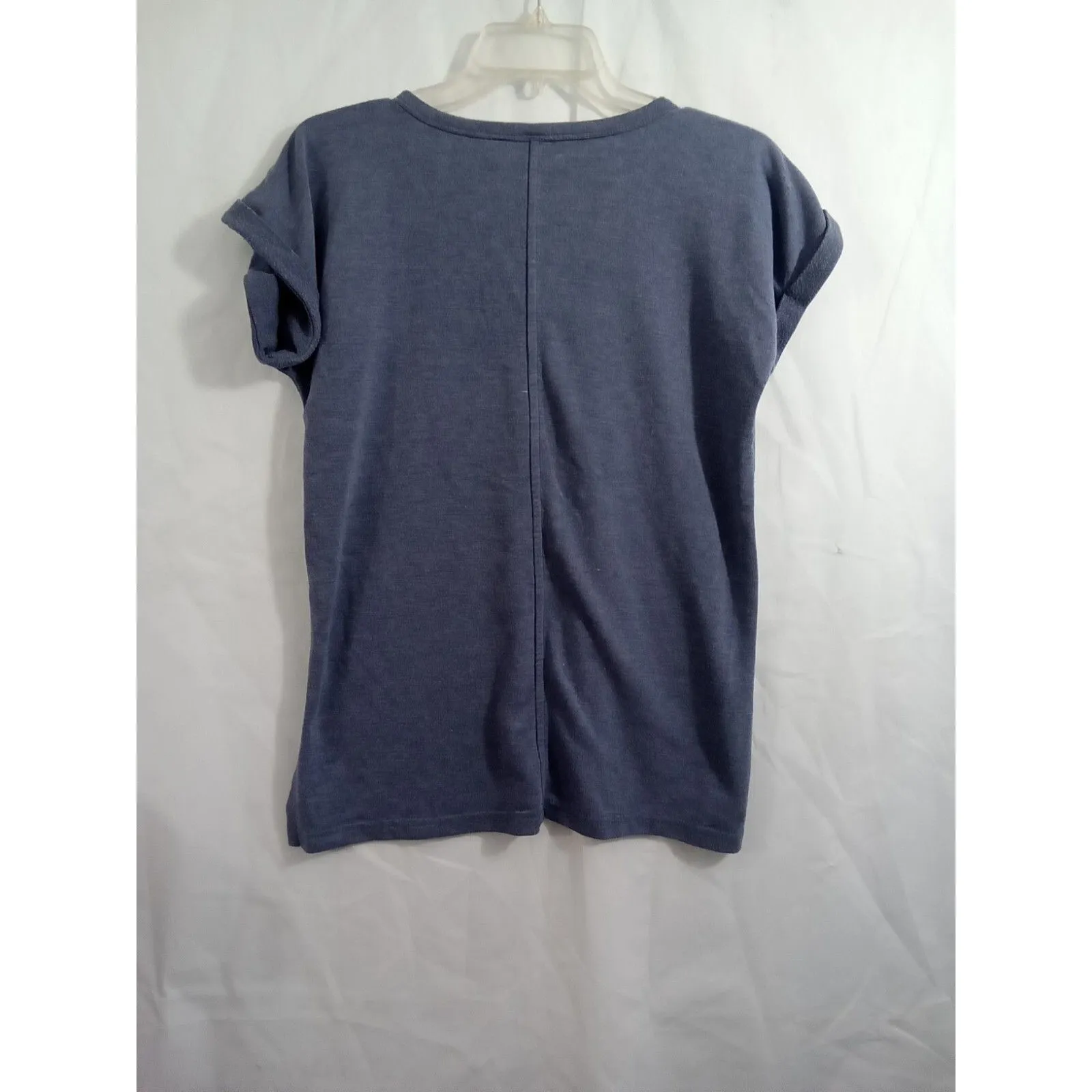 rbx womens Medium activewear‎ Blue V Neck Short Sleeve - Image 8