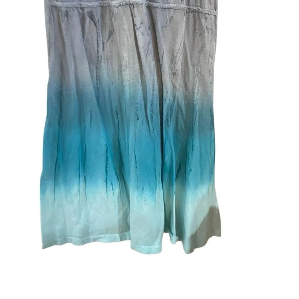 Prana XS ombré sleeveless dress blue gray shirt - Image 7