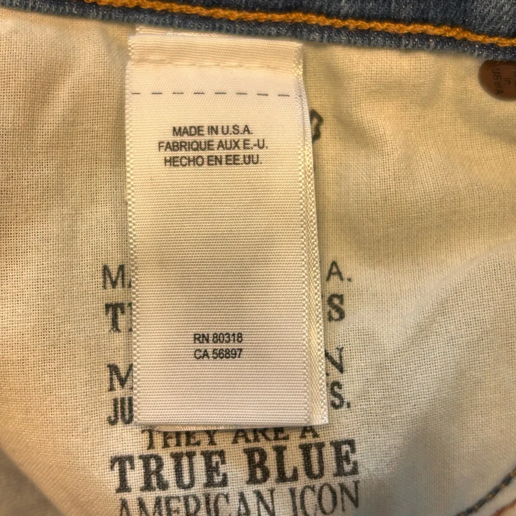 Lucky Brand Charlotte Rail blue Jeans Size 8 29 Ankle 8/29 White Oak Cone Denim - Image 7