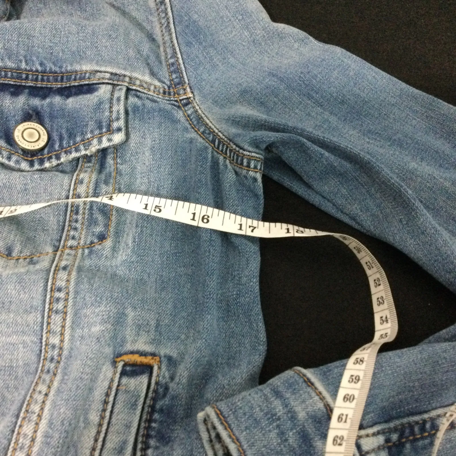 Lauren‎ Conrad Denim Jacket Women XS Blue Jean Classic Trucker Style - Image 6