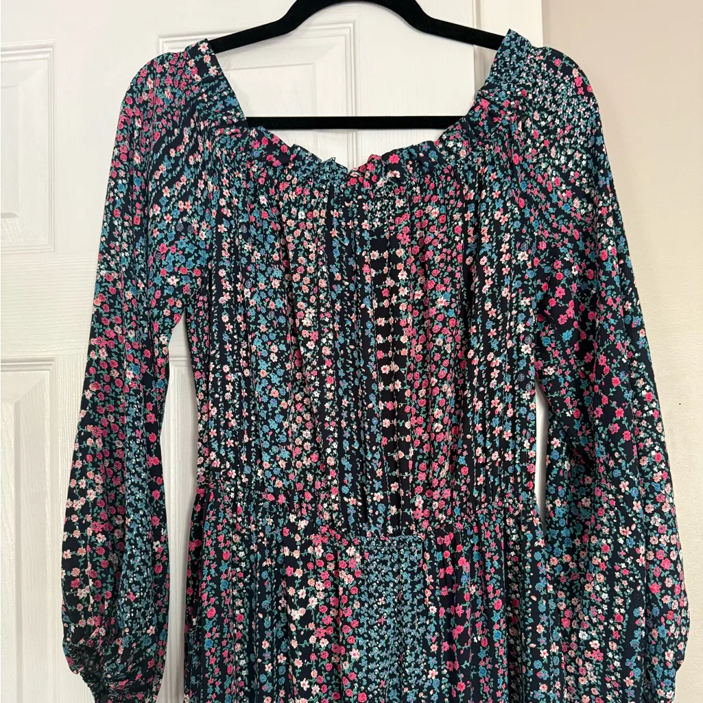 Buddy Love Multicolor Off The Shoulder Maxi Dress Event Date Night Resortwear Pink Size L - Image 5