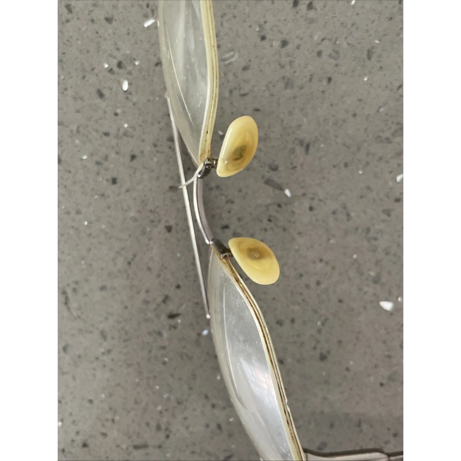 Luxottica Chris Natural Aviator Gunmetal Eyeglasses Frames ONLY 57 - Image 12