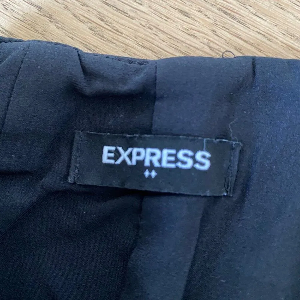 Express - High Rise Mini Skirt in Black - Image 5