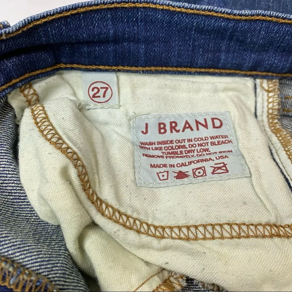 J Brand Jasper Dark Blue Wash Jeans - Image 5