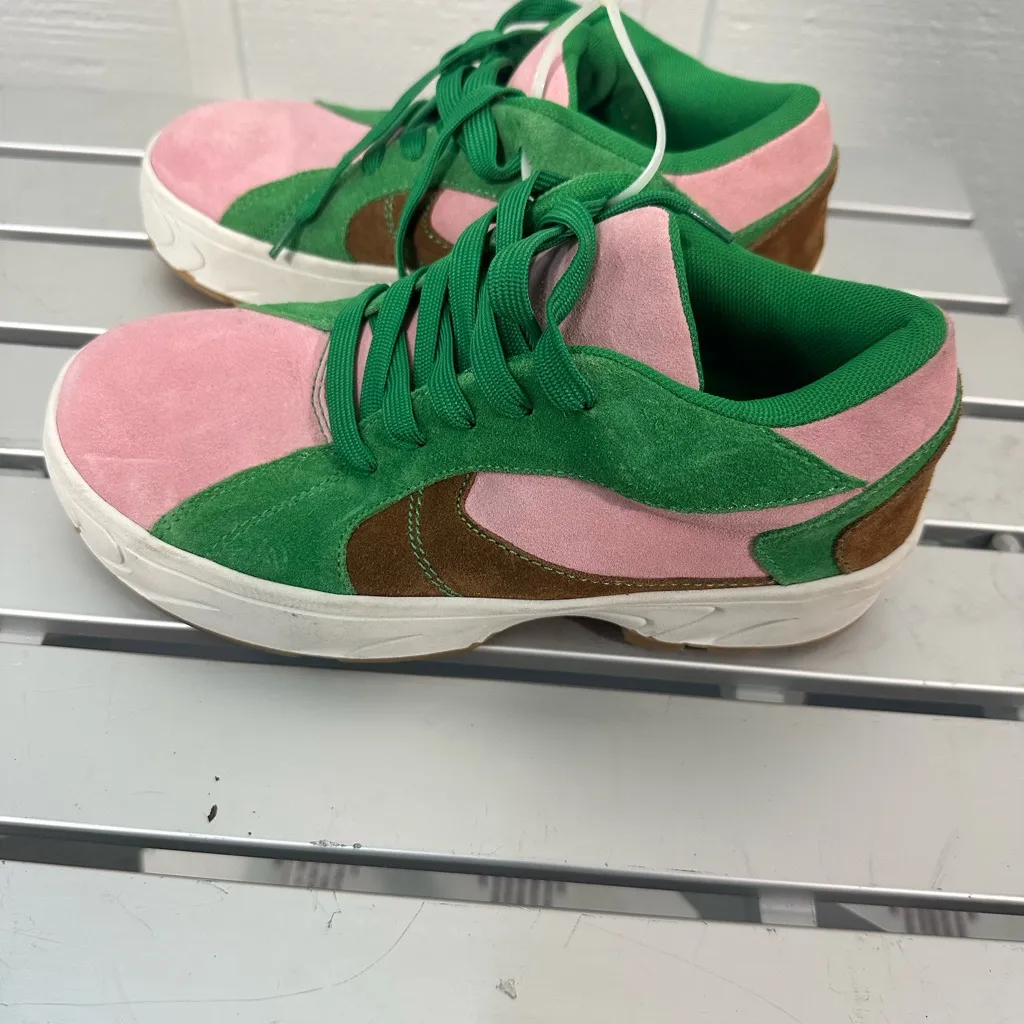 JEFFREY CAMPBELL Limit Platform Sneakers in Green / Pink Size 8 NWOT - Image 7