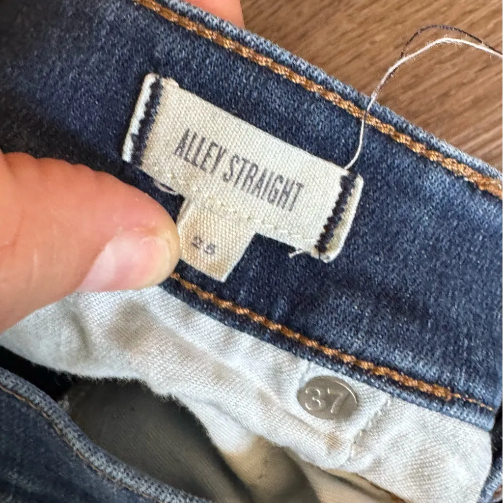 Madewell Alley Straight Leg Jeans Dark Wash Denim Women's‎ - Image 3